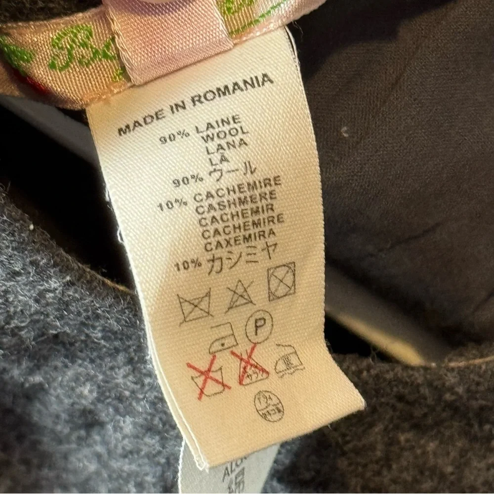 Bonpoint Gray Dress Wool Cashmere - Baby 12M - Picture 10 of 11
